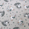 Algodón estampado KOAZ Lino claro / Degradado naturales
